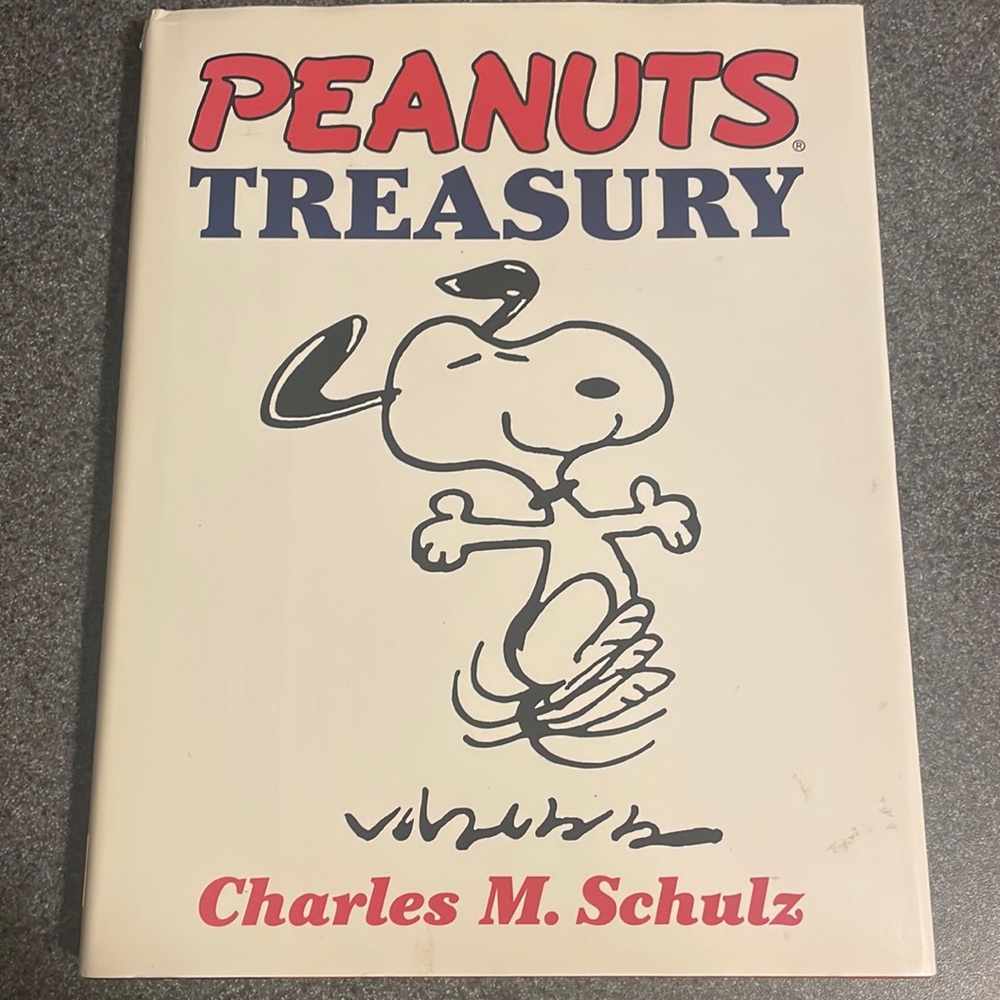 Charles Schultz 1968 copy of “Peanuts Treasury” book of comics